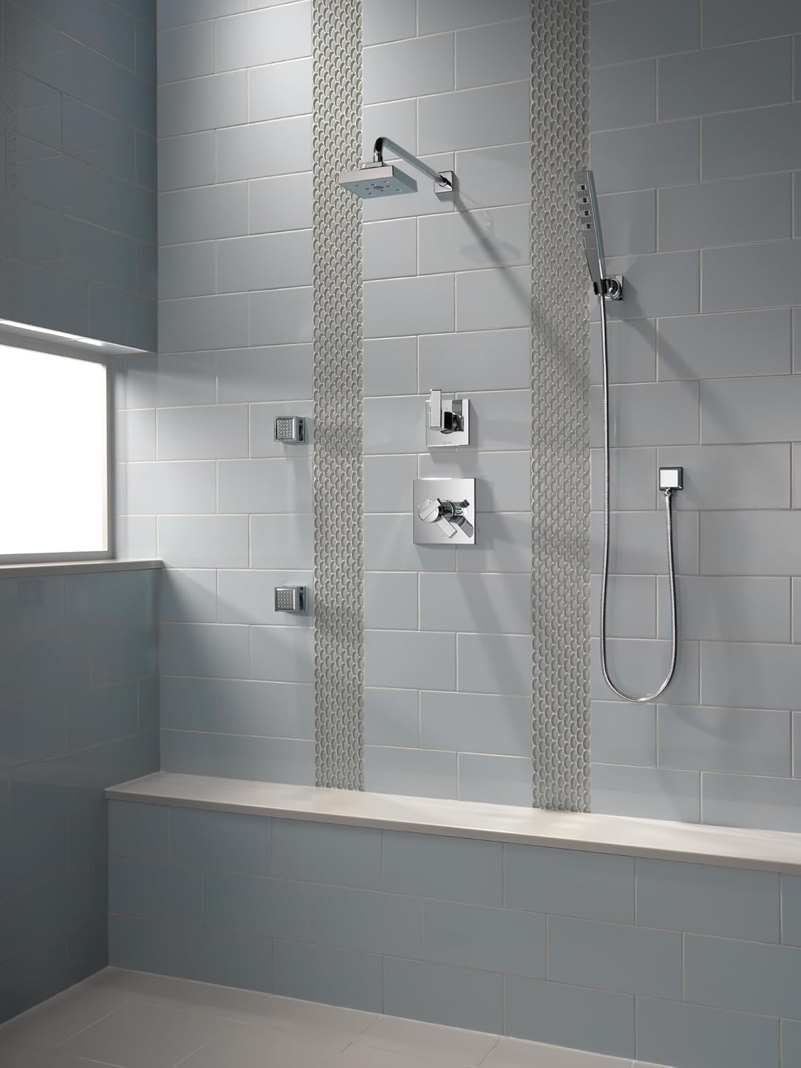 Delta H2Okinetic Raincan Shower Head SpotShield Stainless