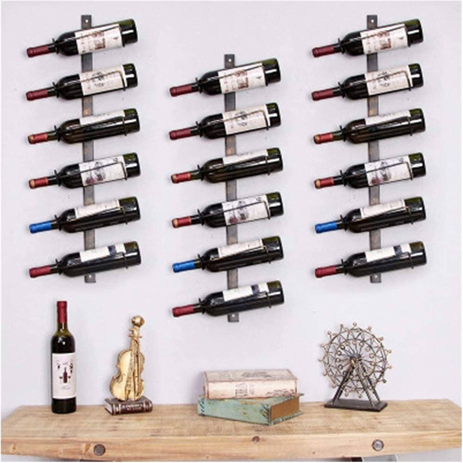 ALDEPO Wall Mounted Wine Rack with 6 Levels