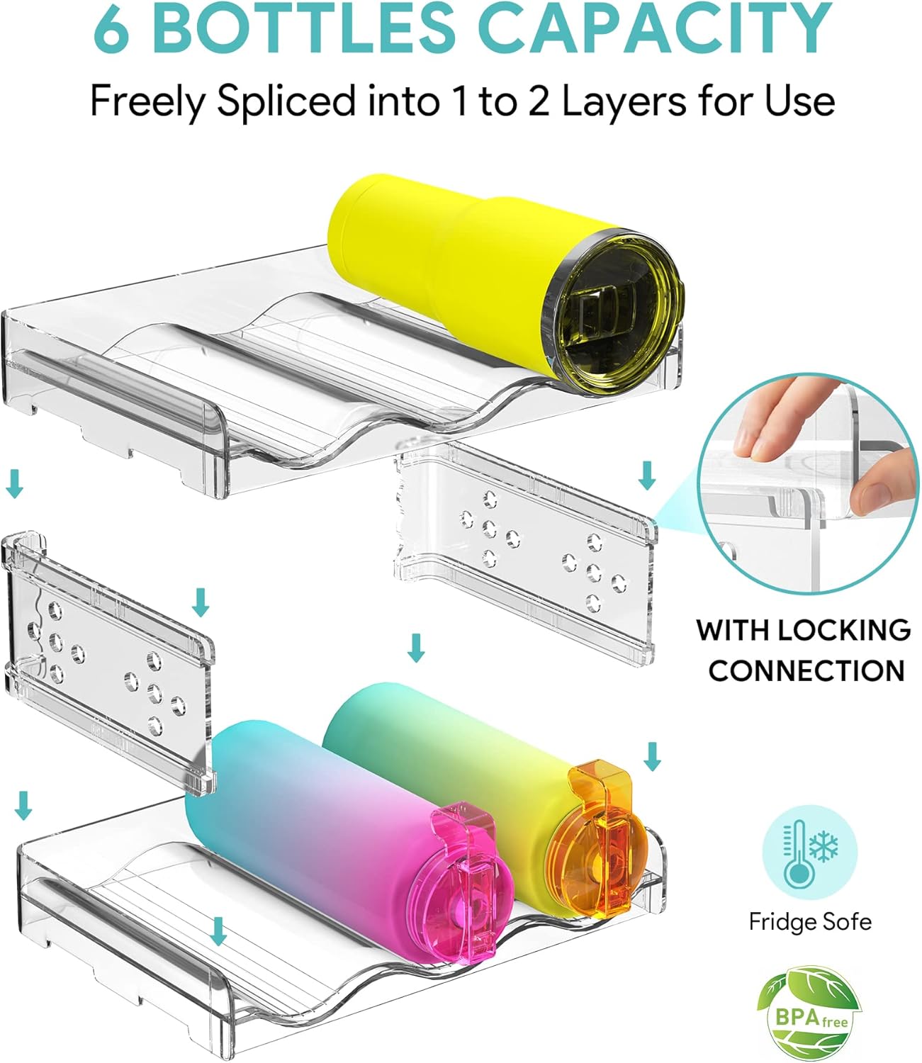 Areforic Stacking Can Dispenser 2 Pack