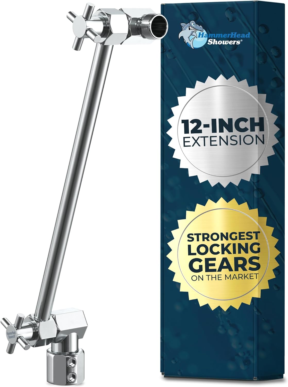 HammerHead Showers 12 Inch All Metal Extension Arm