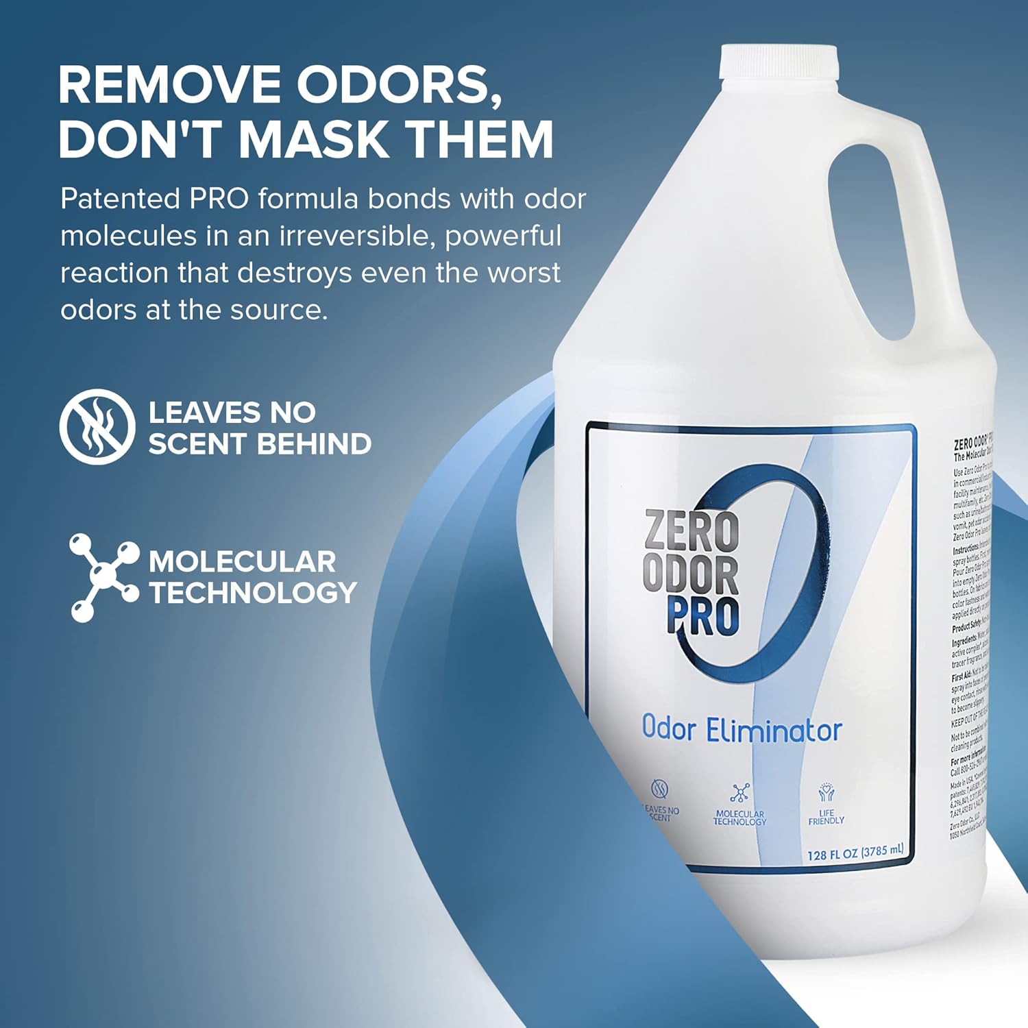 Zero Odor Pro 128oz Odor Eliminator Refill