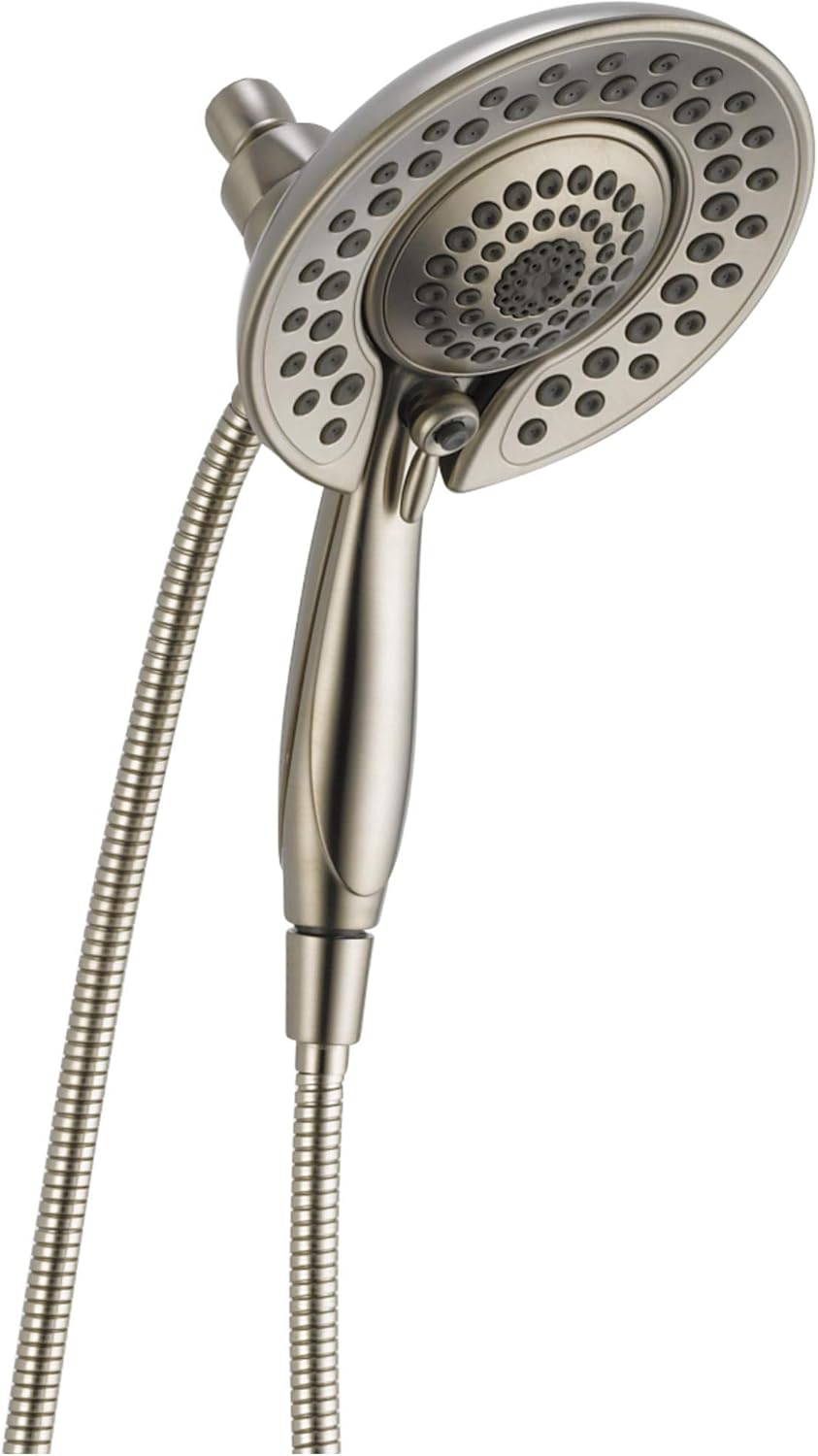 Delta 5-Spray In2ition 2-in-1 Dual Shower Head Brushed Nickel
