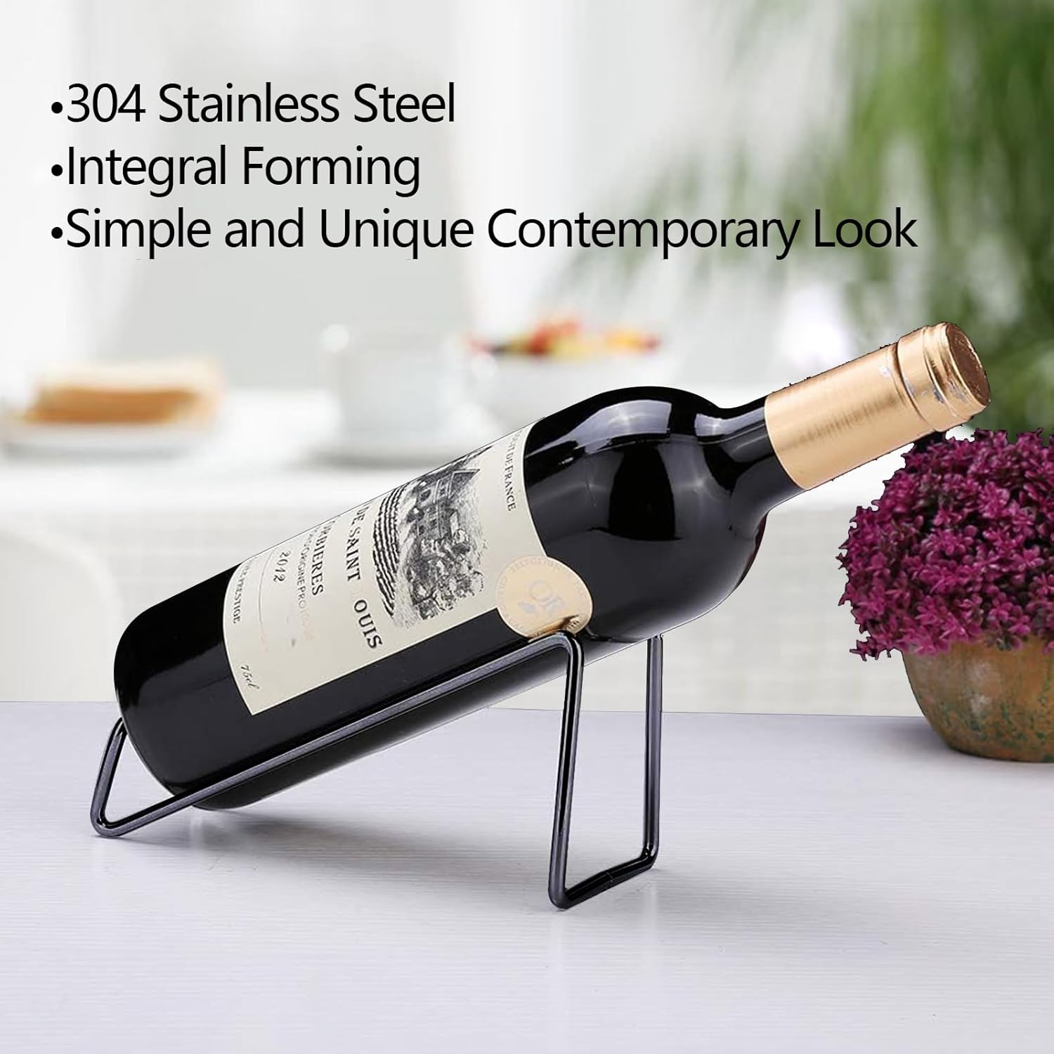 SuproBarware Stainless Steel Wine Rack - Set of 6