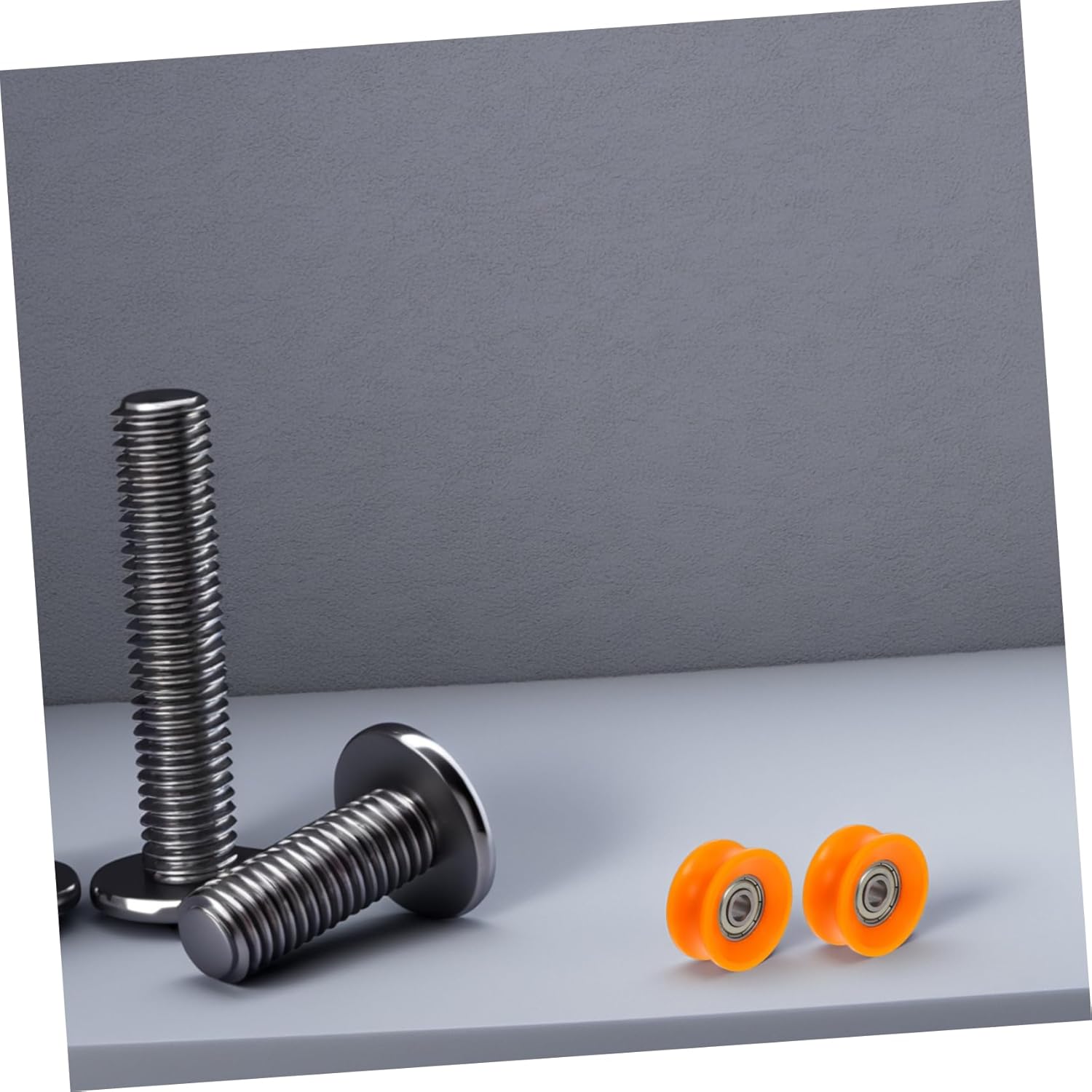 5 Pcs U Groove Nylon Sliding Door Rollers
