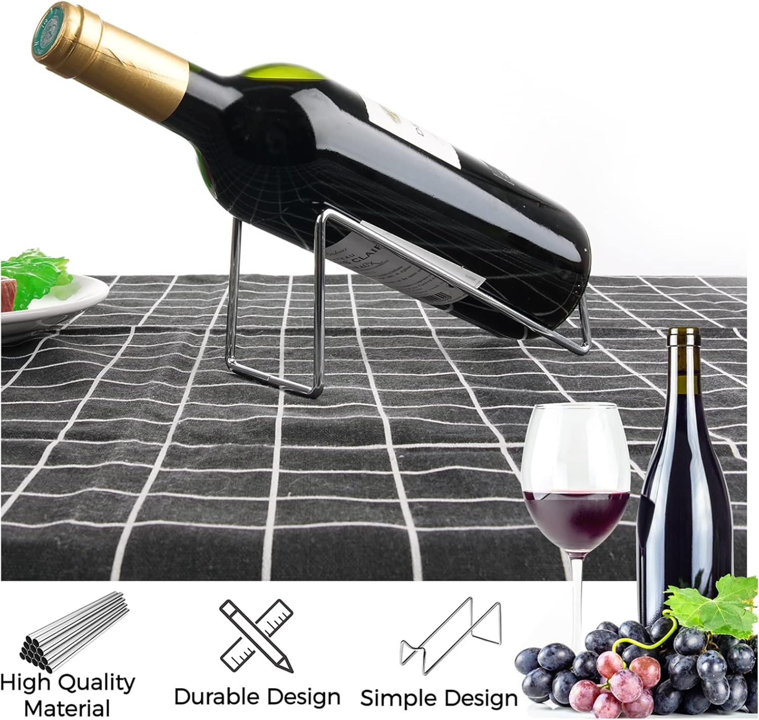 Yeesport 12-Piece Metal Wine Rack Set