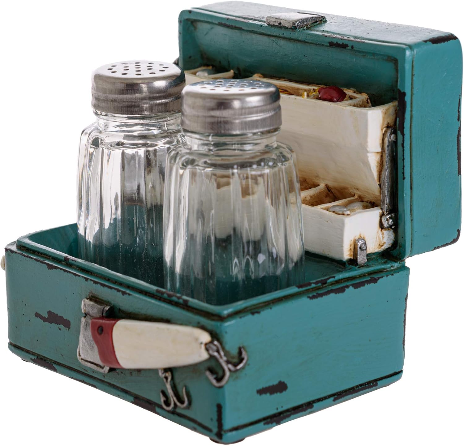 Pine Ridge Glass Salt and Pepper Shakers Set