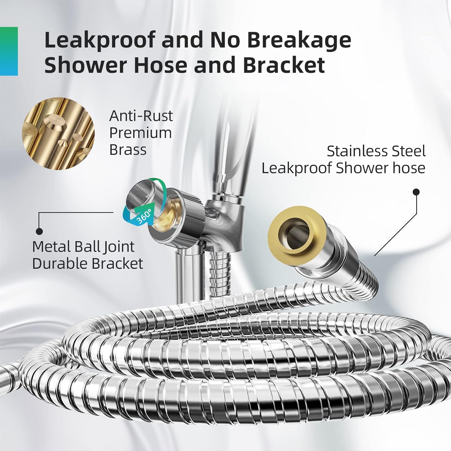 BESAQUO 10 Function High Pressure Handheld Shower Head