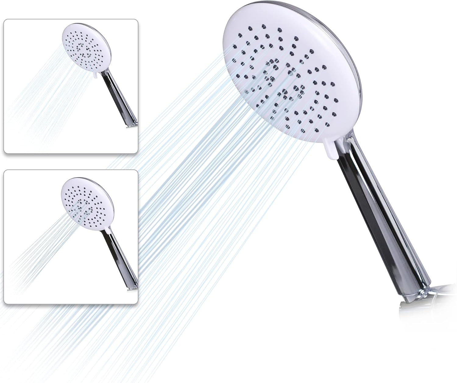 Huifeidezhu Handheld Shower Head 3 In 1 Spray Mode
