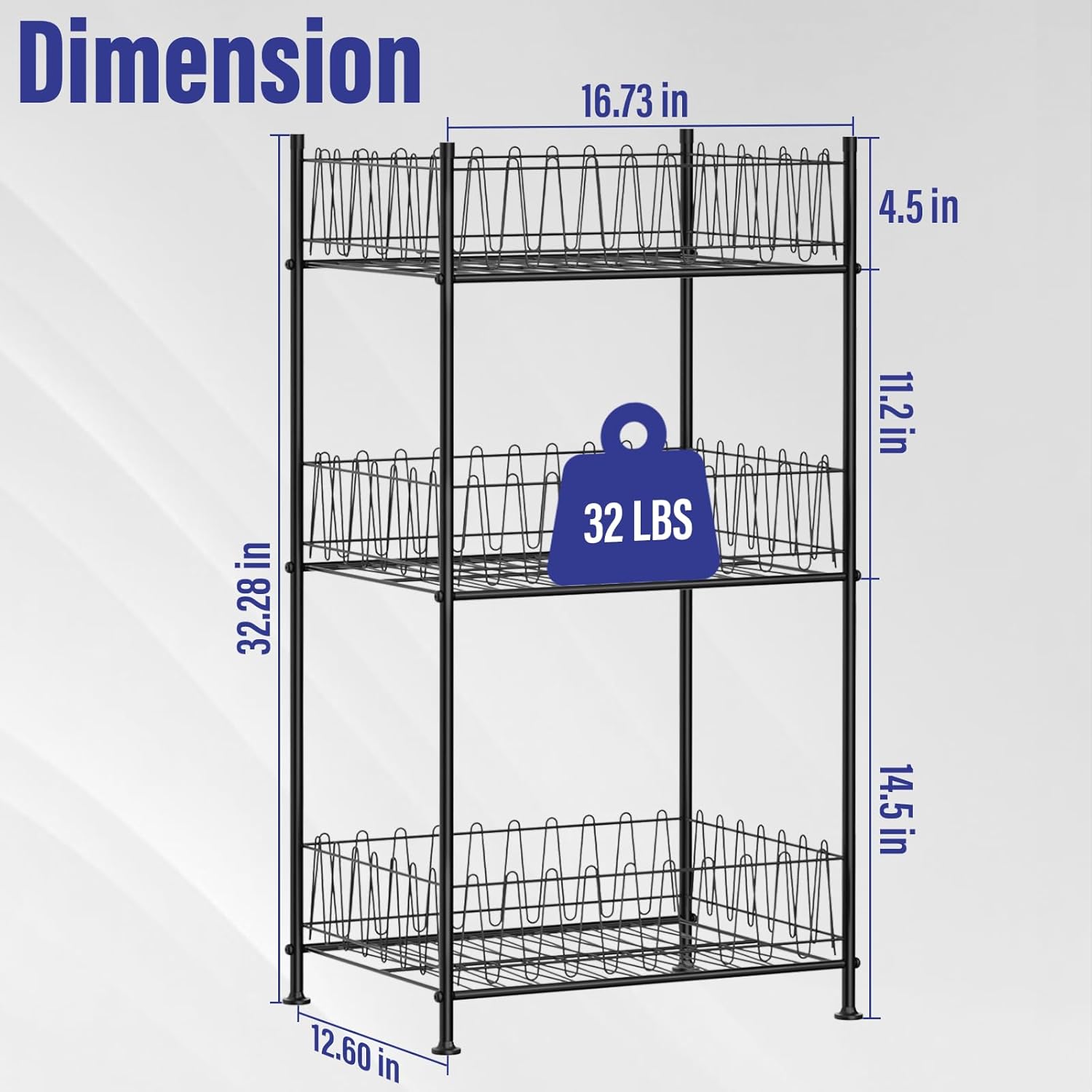 Smusei 3 Tier Drink Organizer for Kitchen