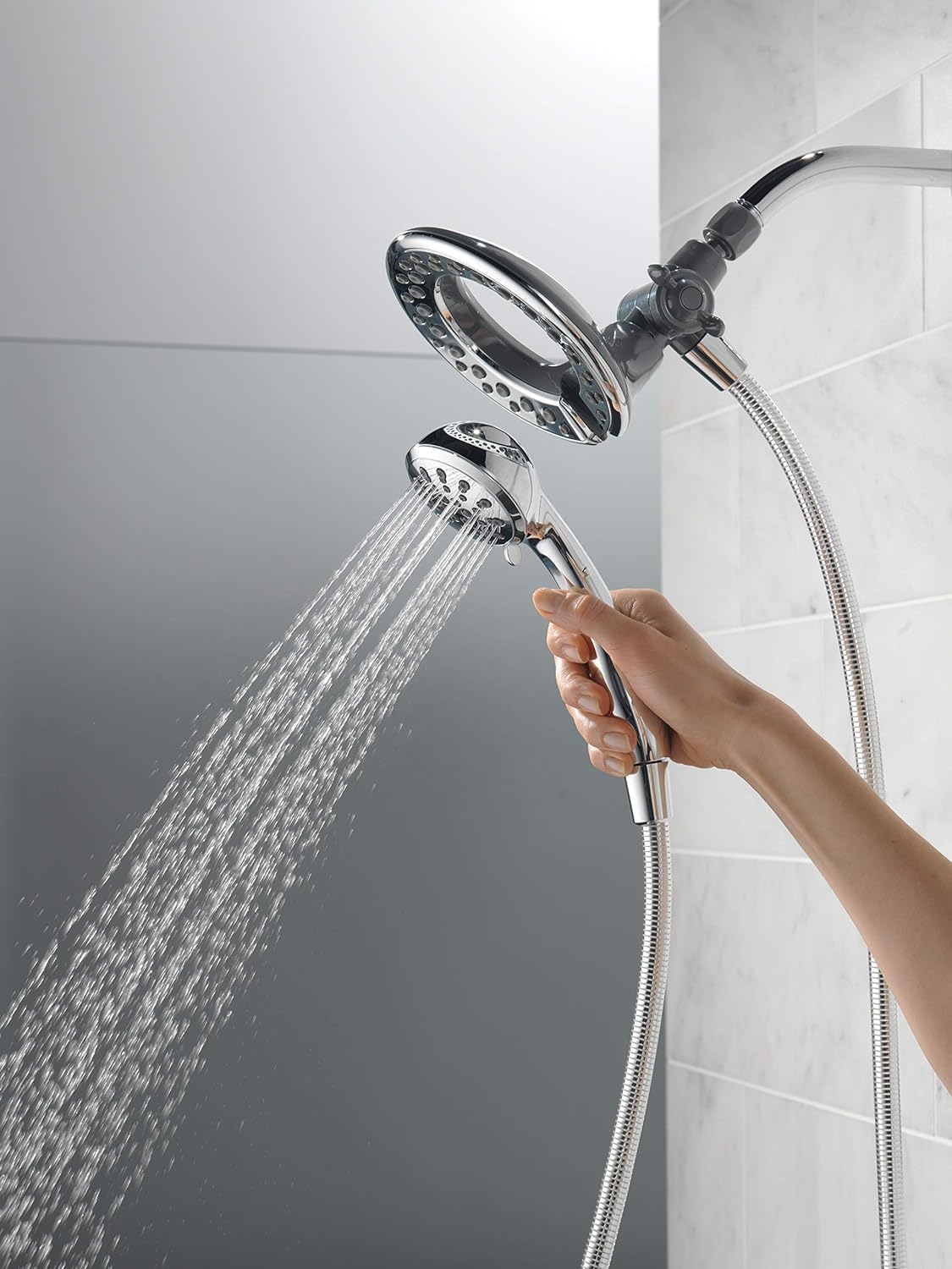 Delta In2ition 4 Setting 2-in-1 Handheld and Showerhead Chrome