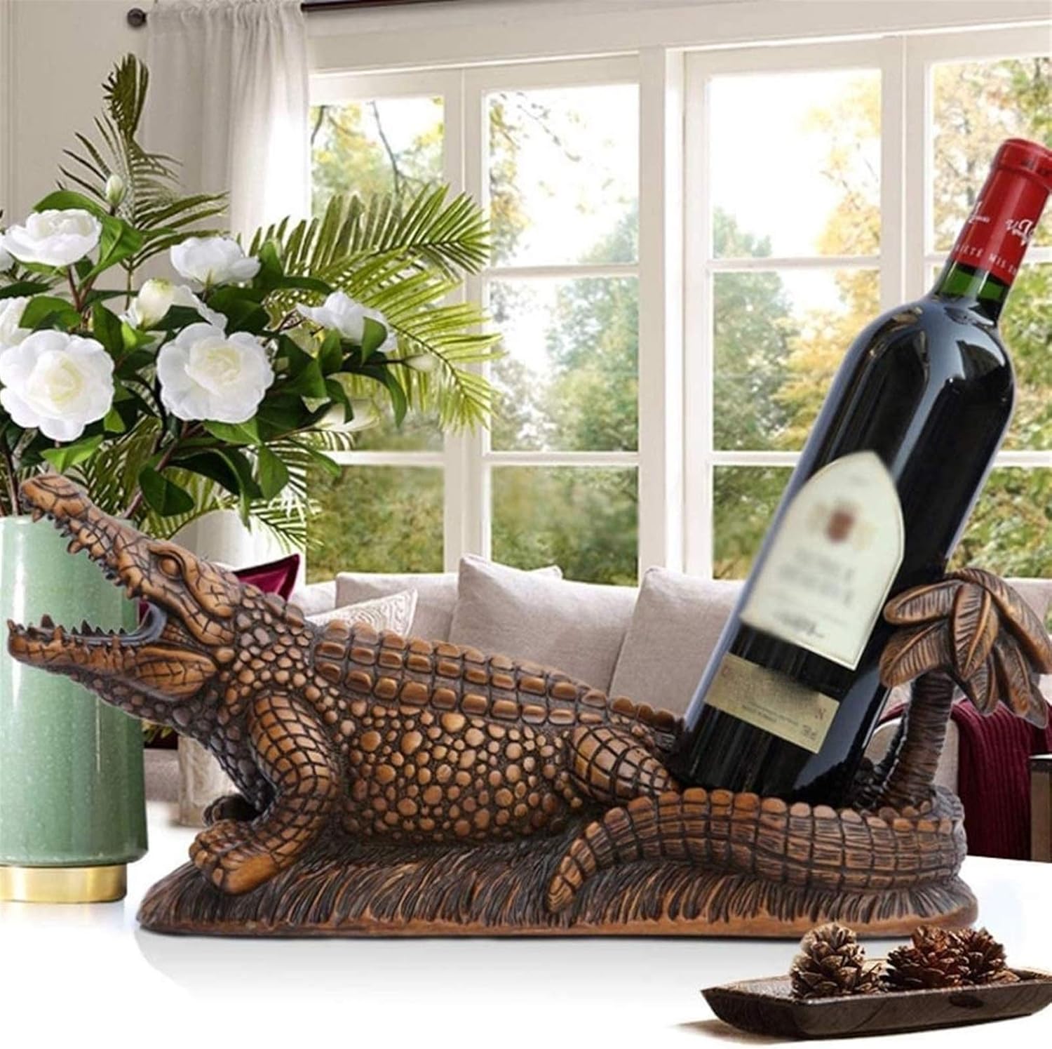 Creative Wine Rack Elegant Wine Bottle Holder for Home Office