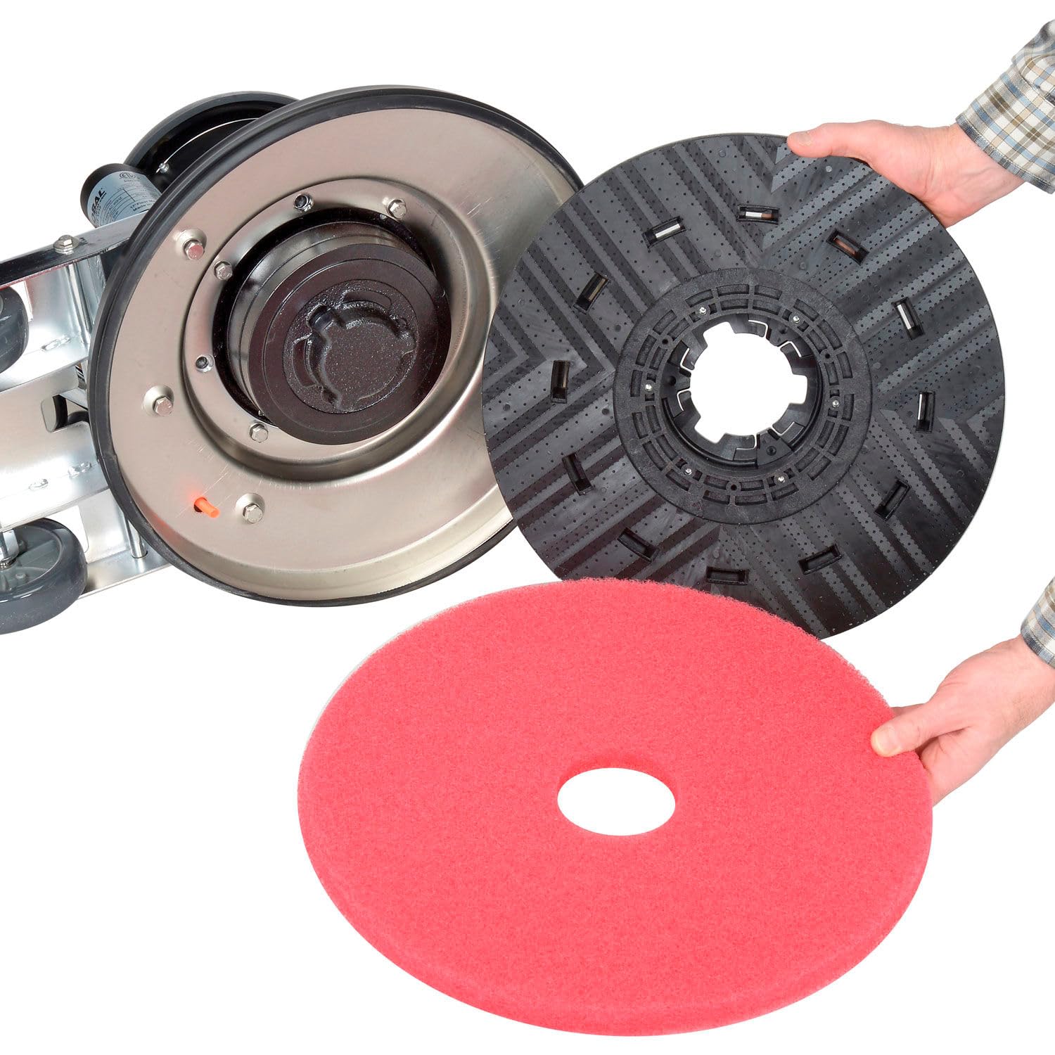 Global Industrial 17 Floor Polisher with Pad Driver