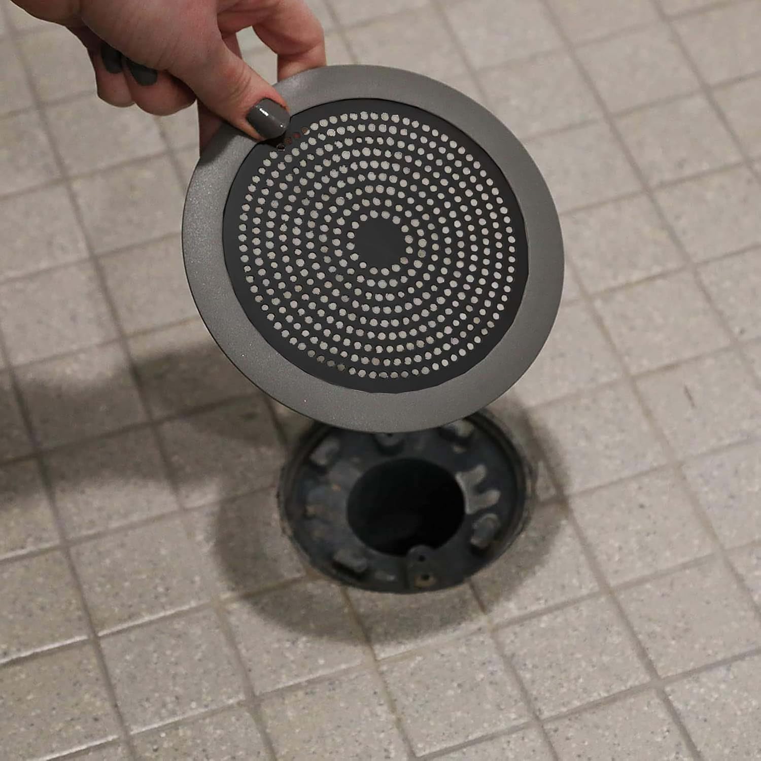 Danco 11085 Shower Drain Strainer Matte Black 5-34 Inch