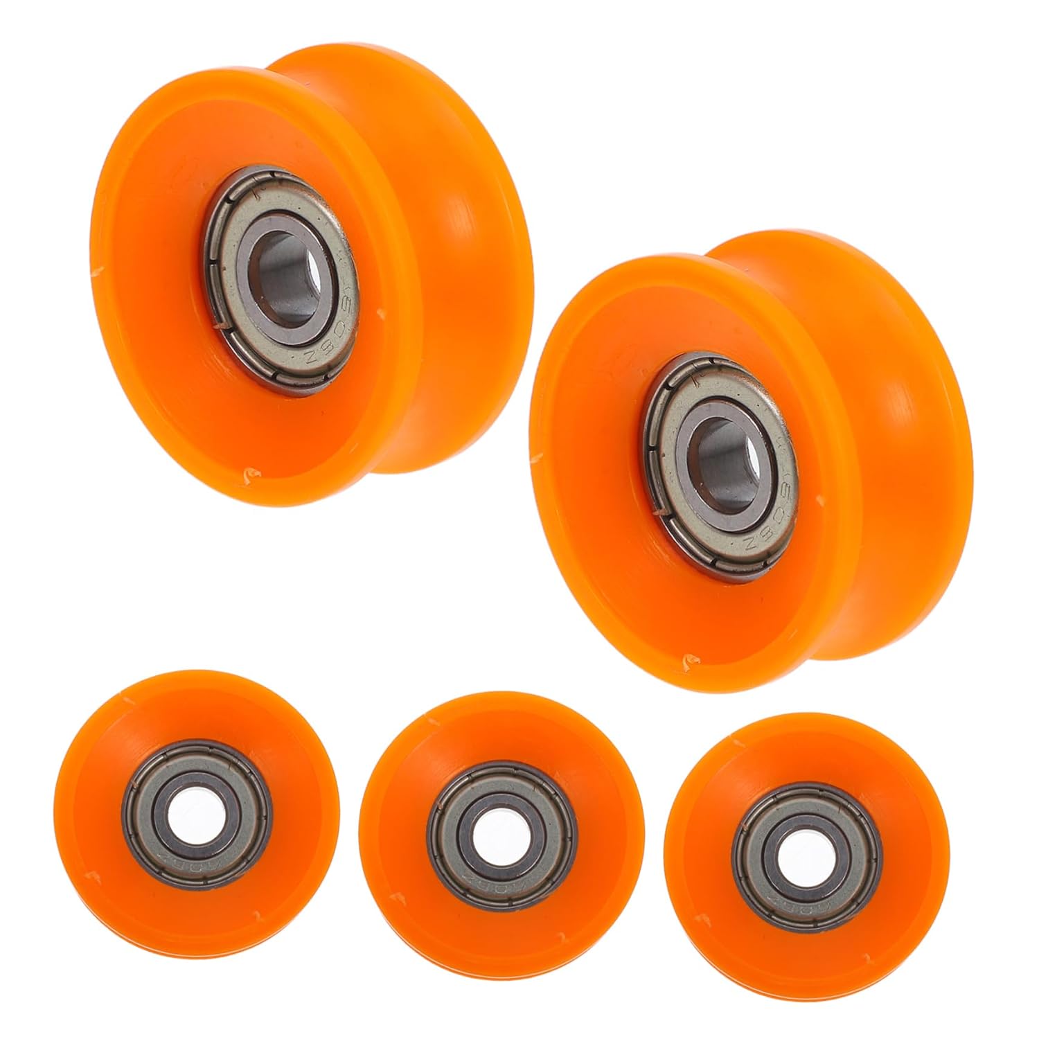 5 Pcs U Groove Nylon Sliding Door Rollers