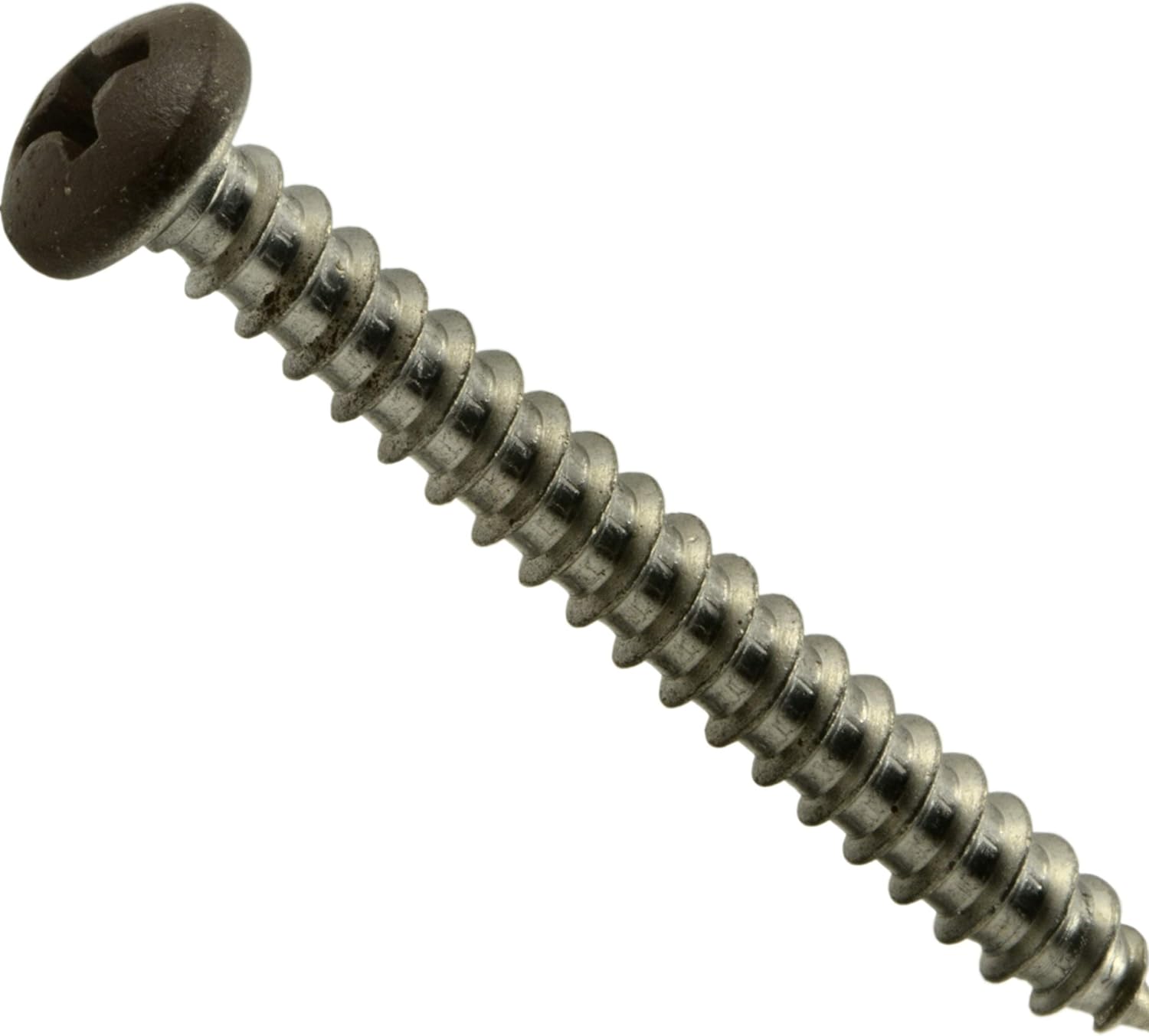 Aivoxe 8-12 Inch Brown Phillips Pan Sheet Metal Screws 100 pcs