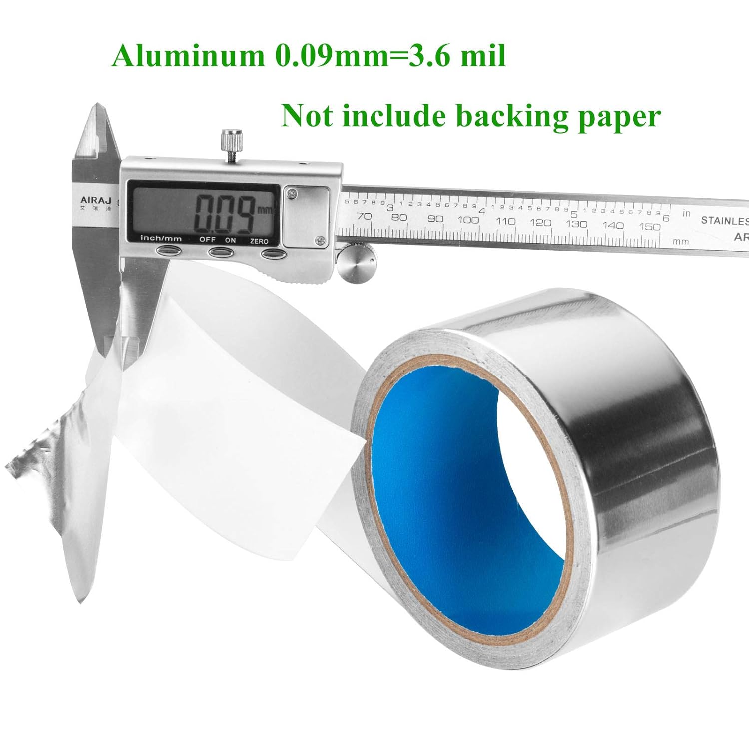 Steelsoft 2-inch Aluminum Duct Tape Silver 13 YD High Temp Heavy Duty
