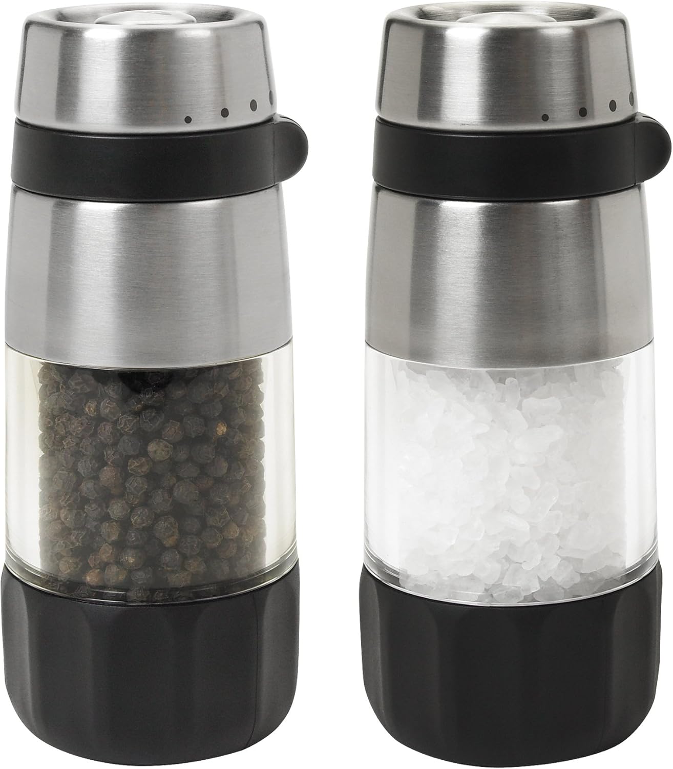 OXO Good Grips Salt Pepper Grinder Set with Paper Towel Holder
