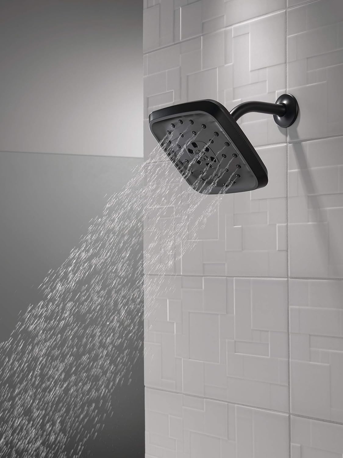Delta H2Okinetic 4-Setting Shower Head Matte Black
