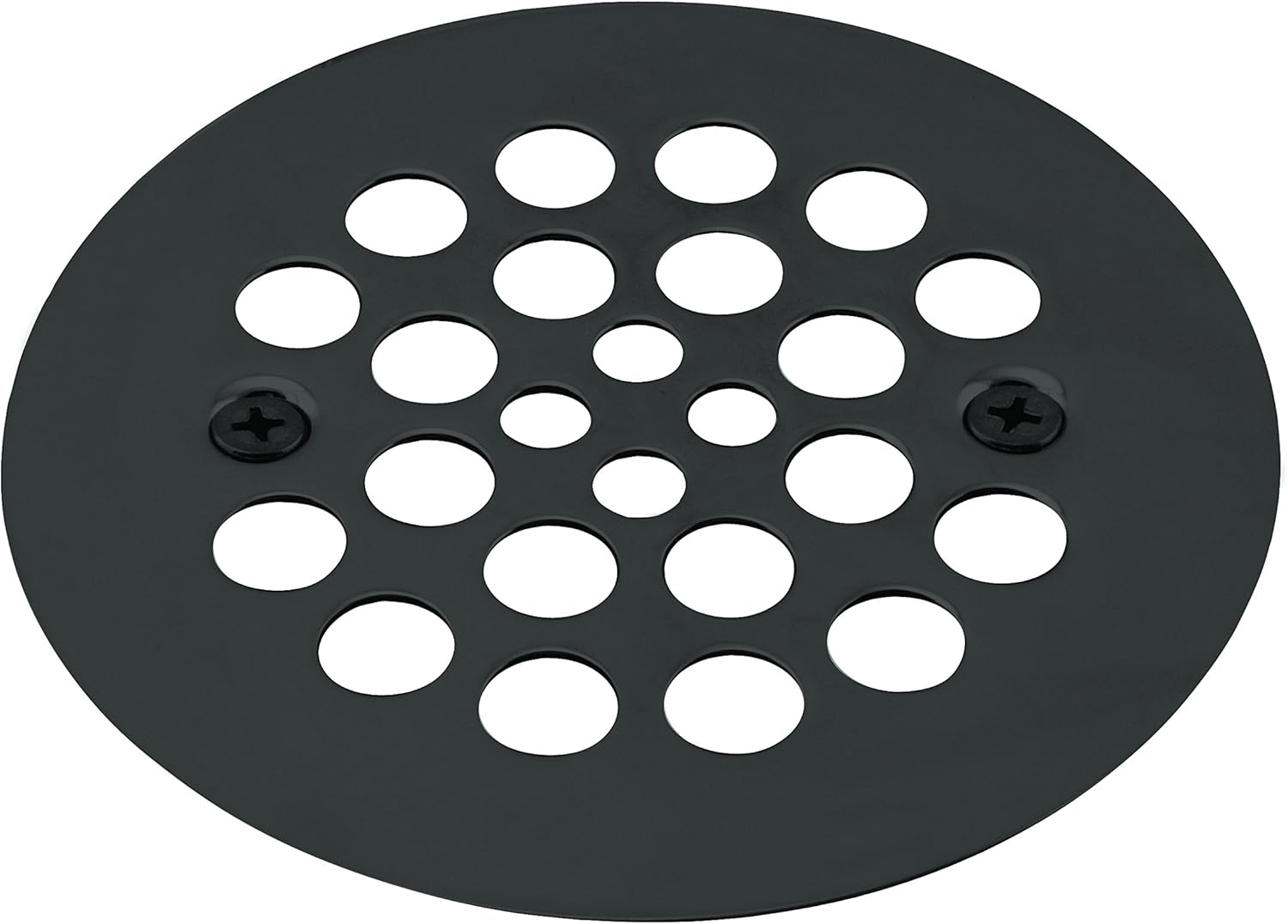 Westbrass 4-14 OD Shower Strainer Matte Black 1