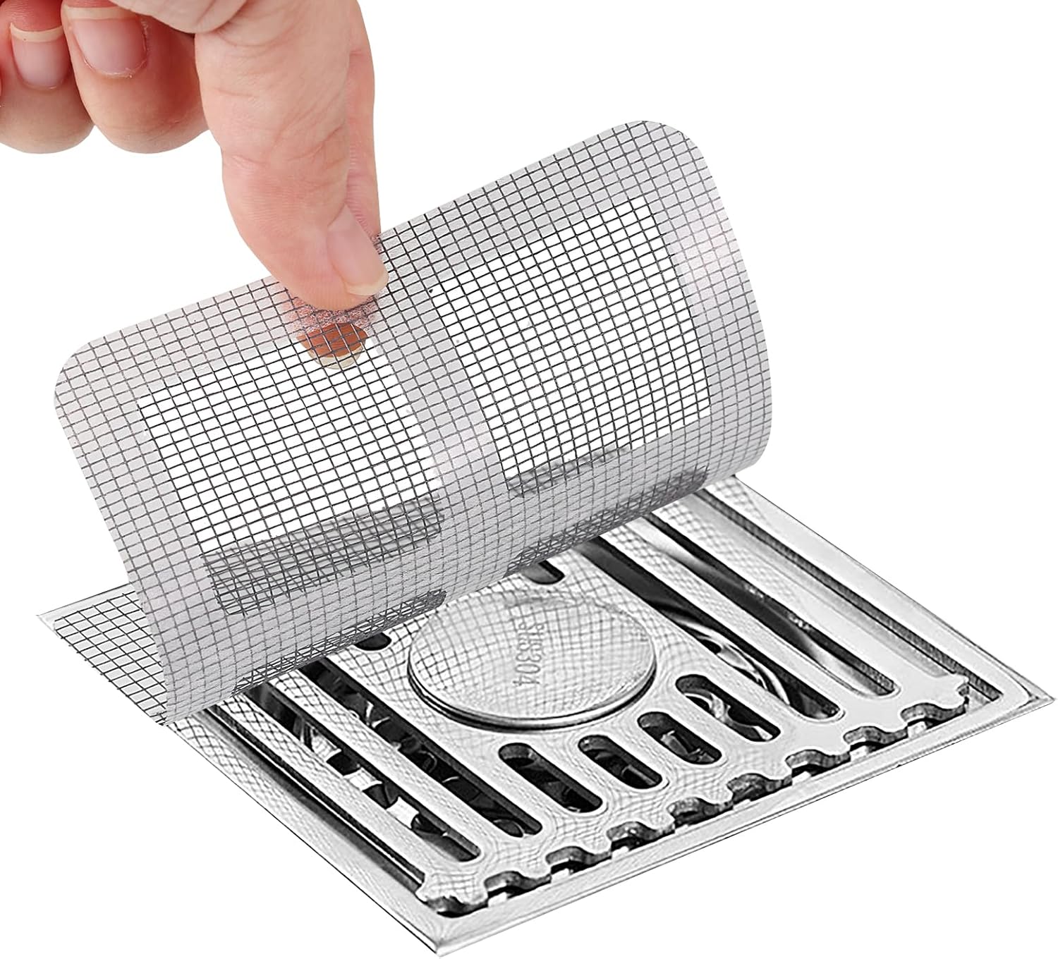 40 pcs Sink Drain Strainer Shower Hair Catcher for Kitchen and Bath