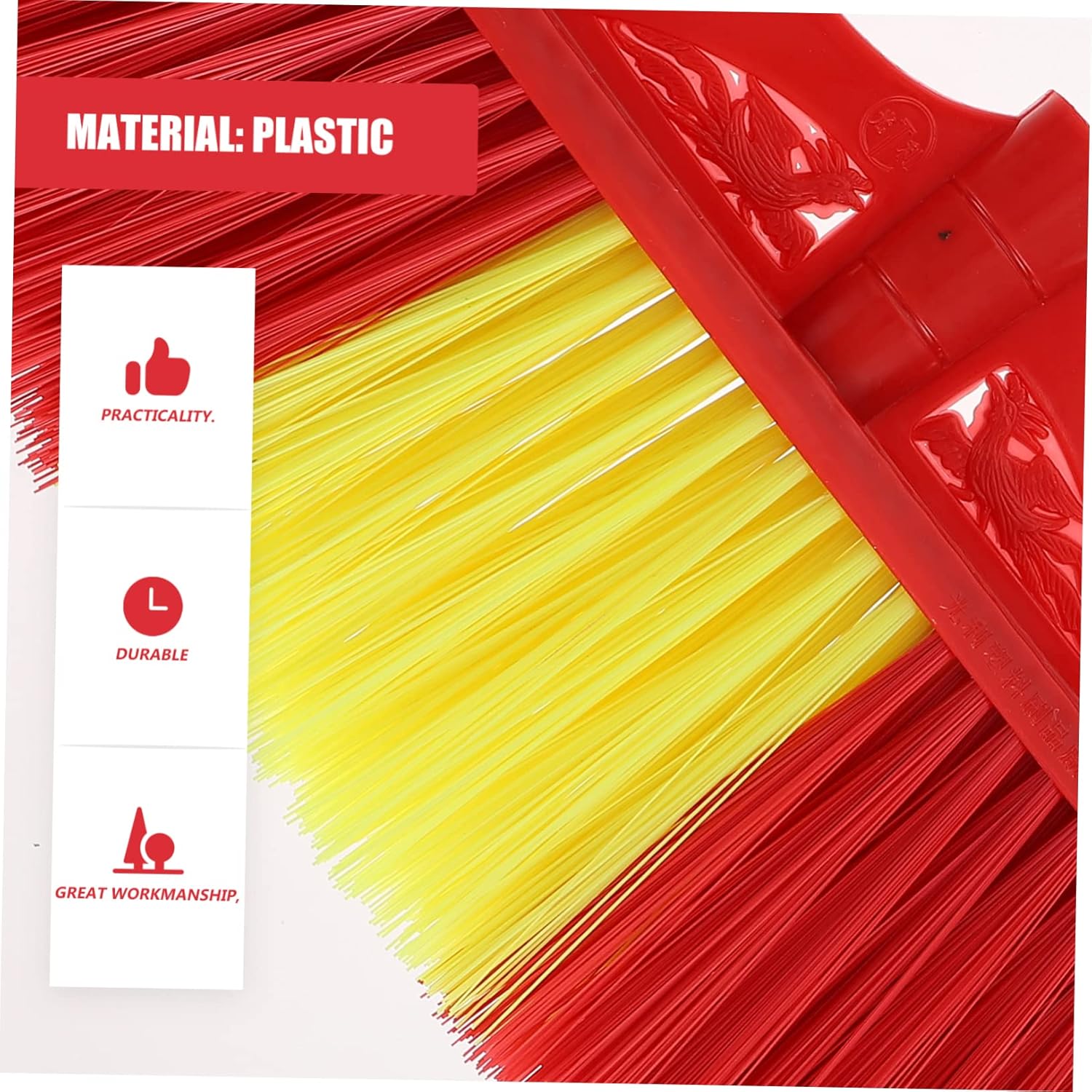 Durable Plastic Broom Head Replacement for Household Cleaning