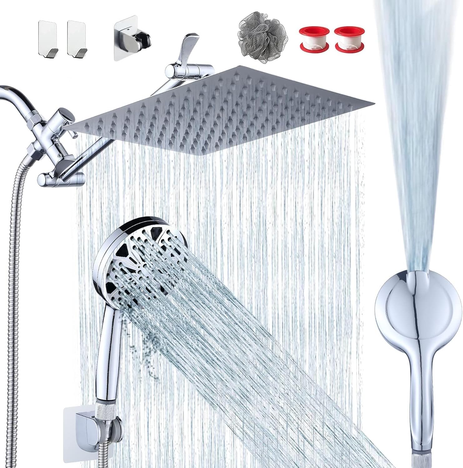 Razime 10 Rainfall Handheld Shower Combo with 82 Modes 1