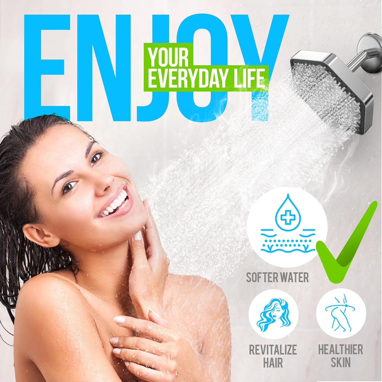 AquaHomeGroup Luxury Shower Head Filter Set