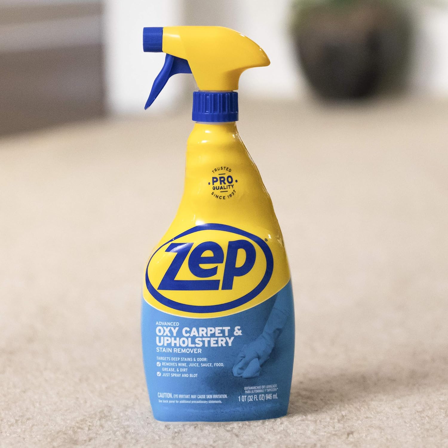 Zep ZUOXSR32 Advanced Oxy Carpet Stain Remover 32 Fl Oz