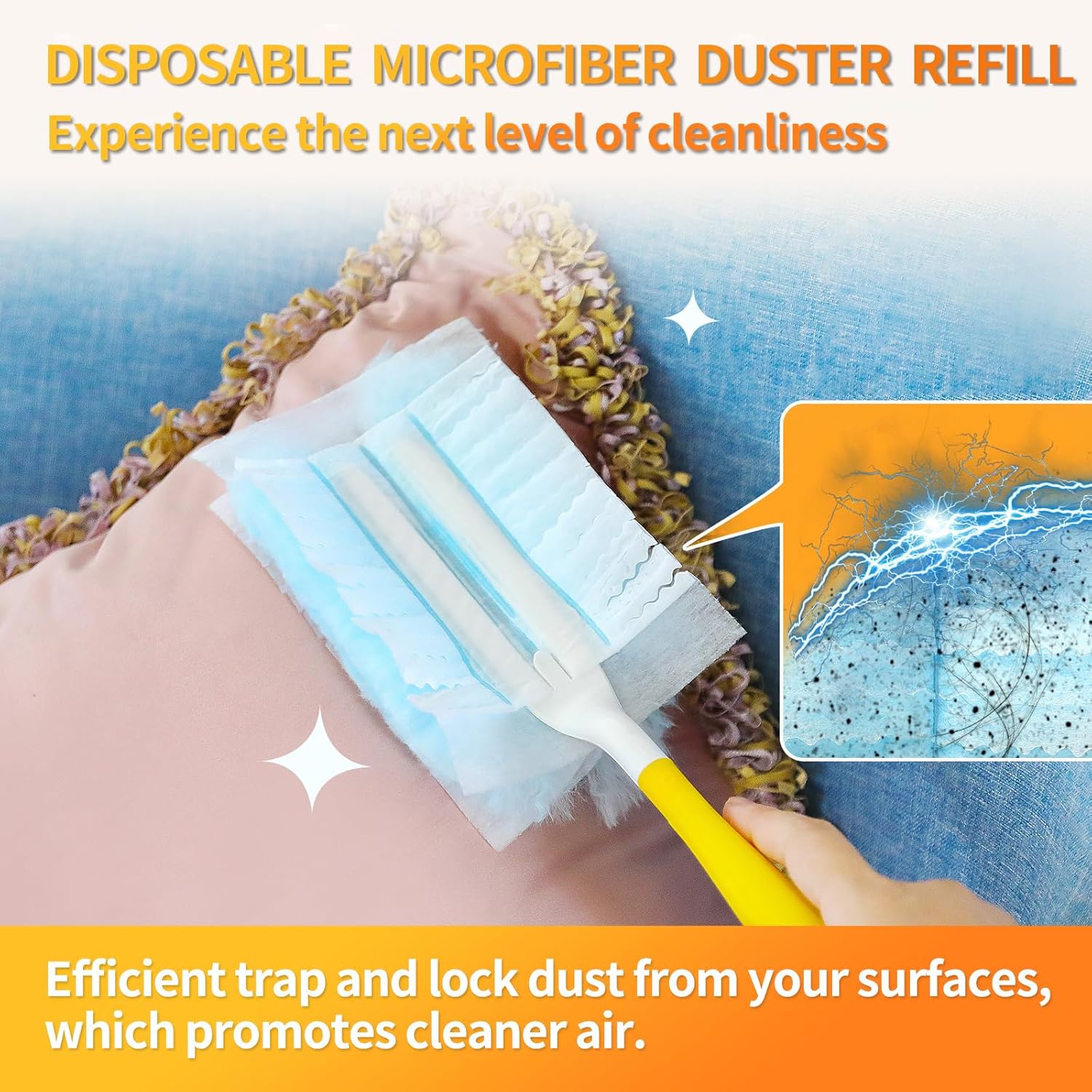 Senowi 60 Count Electrostatic Duster Refills for Swiffer