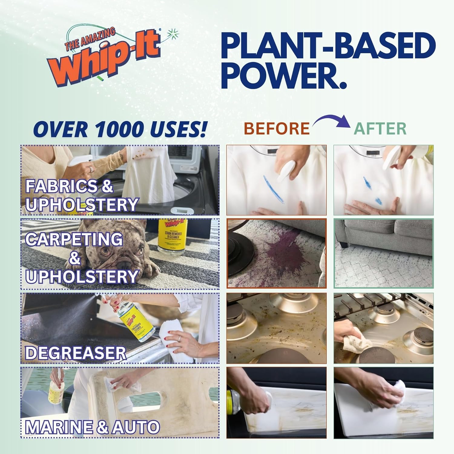 Whip-It Stain Remover and Concentrate Kit