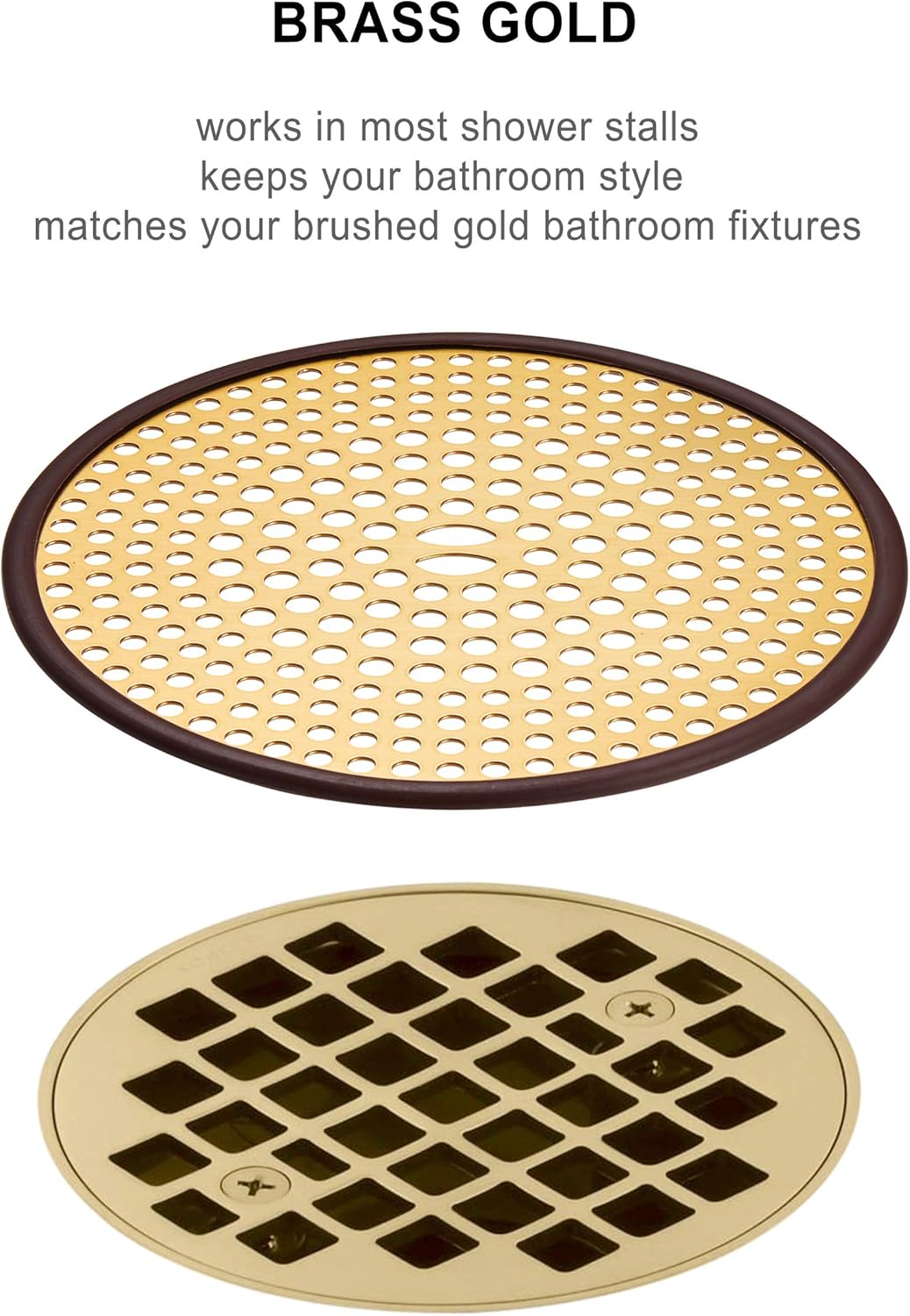 304 Stainless Steel Hair Catcher Drain Cover with Silicone