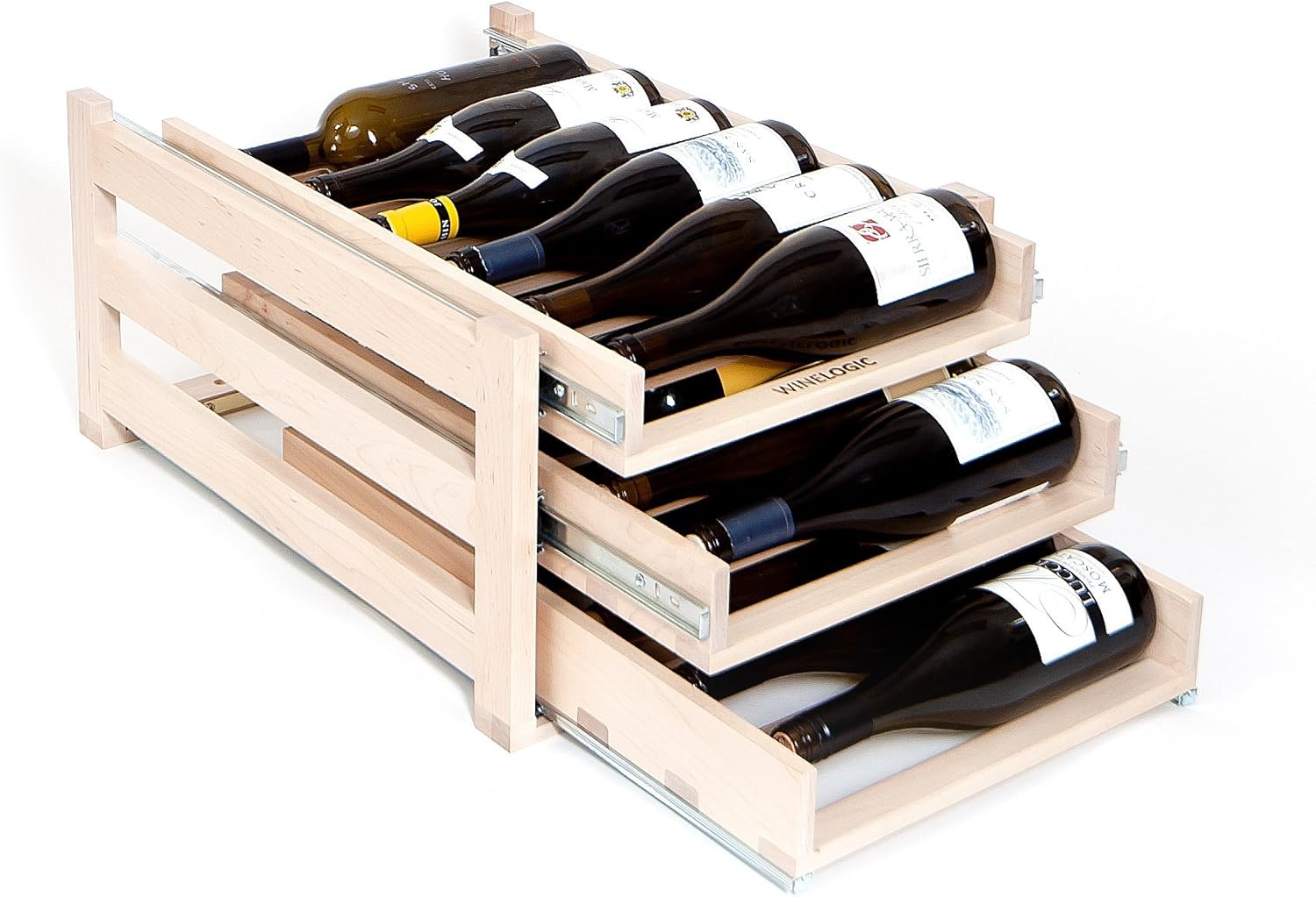 Wine Logic 18-Bottle In-Cabinet Wine Rack 1
