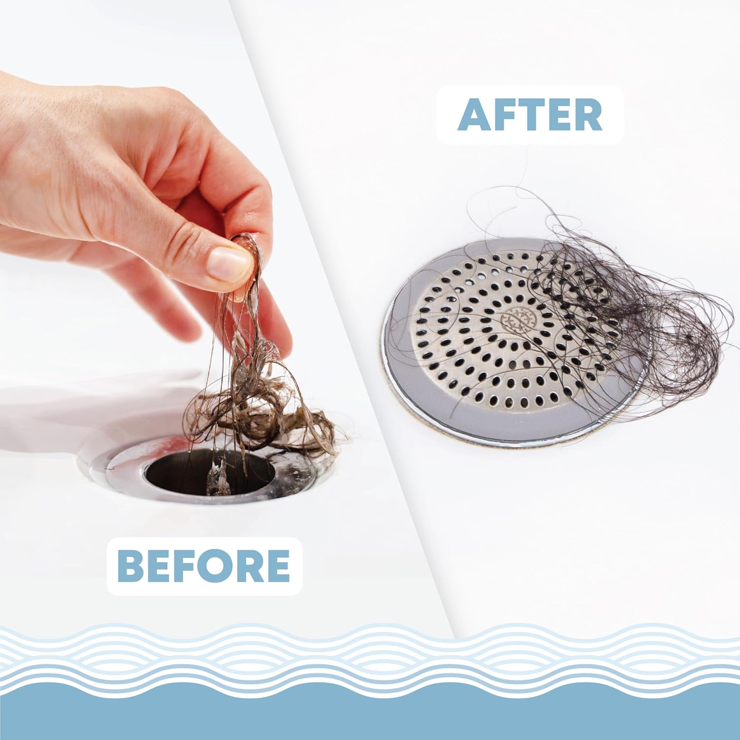 Stainless Steel Silicone Drain Protector Bundle