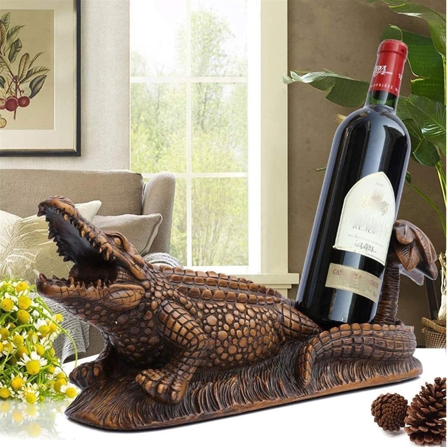 Creative Wine Rack Elegant Wine Bottle Holder for Home Office