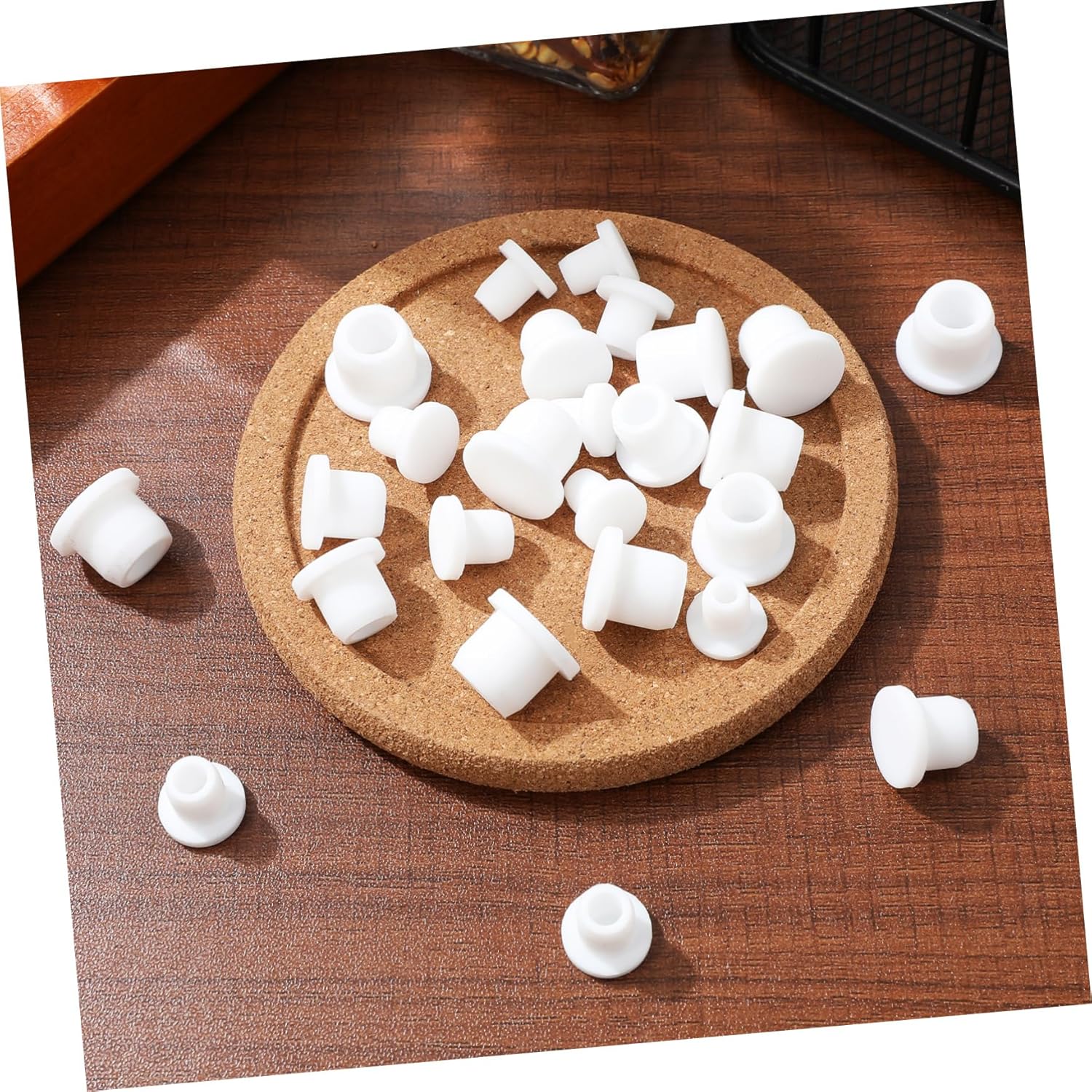 OUNONA 25 Pcs Salt And Pepper Stoppers Replacement Plugs