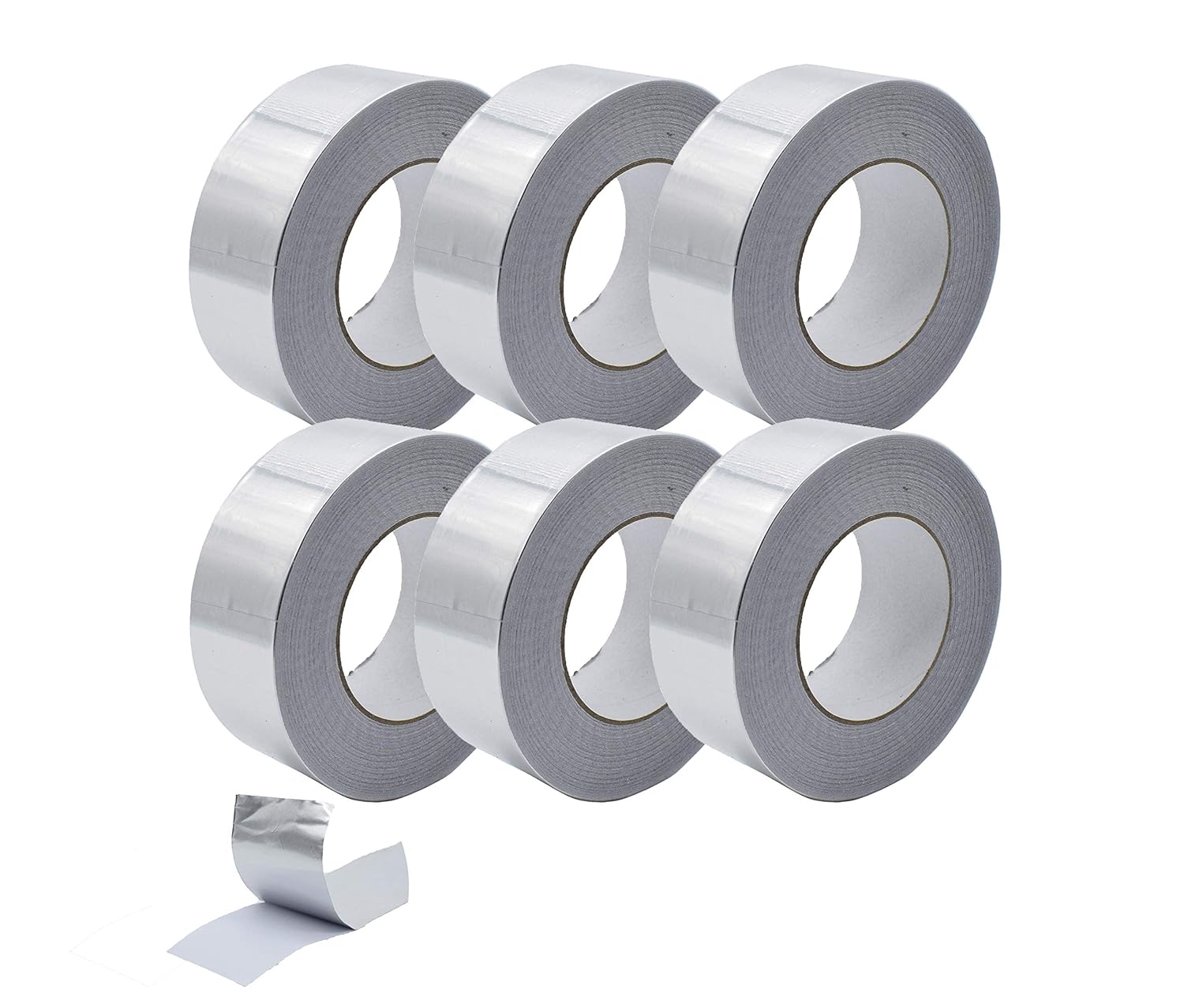 Syurund 2x55 Yard Aluminum Foil Duct Tape 6-Pack
