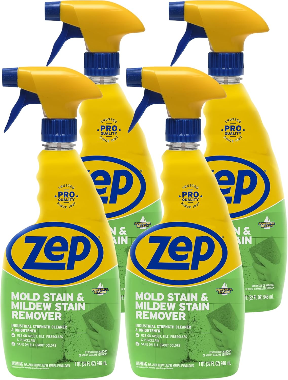 Zep Mold Stain Remover 32 oz Pack of 4