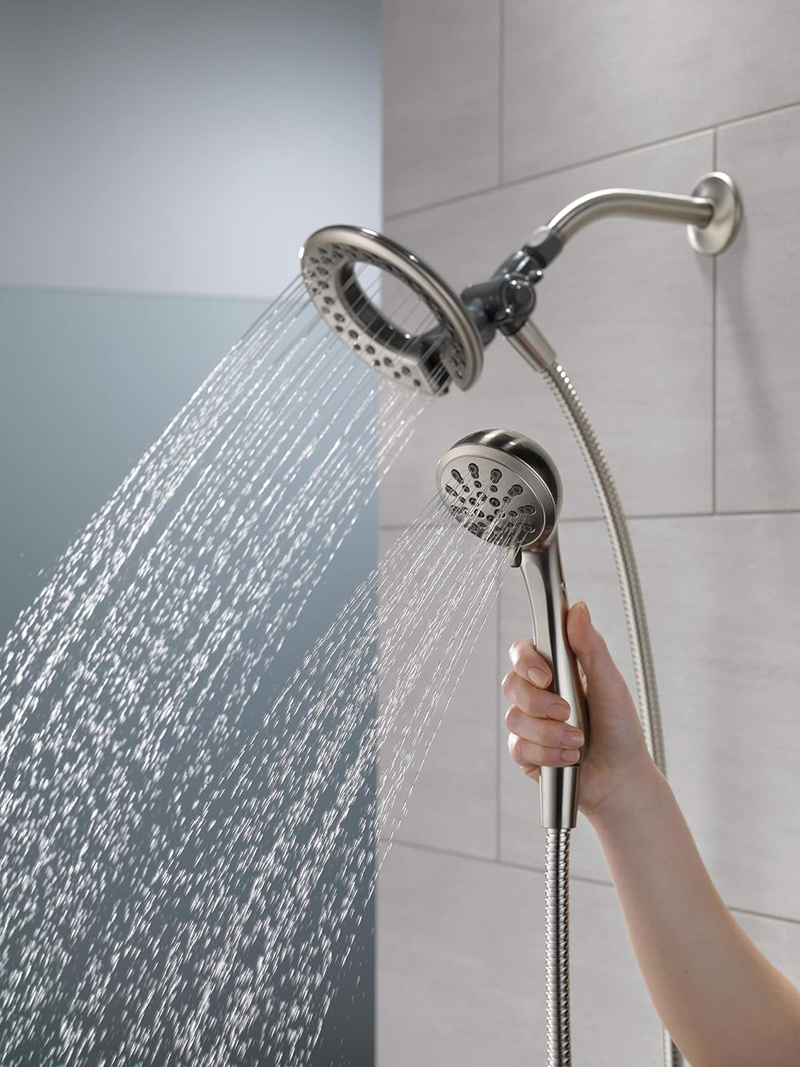 DELTA 75486CSN In2ition 2-in-1 Handheld Showerhead