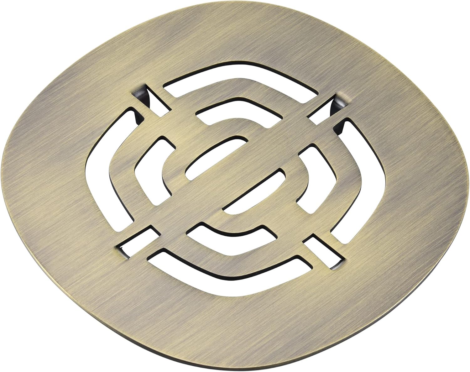 Bropury 425 in x 425 in Snap-in Shower Drain Grid Antique Bronze