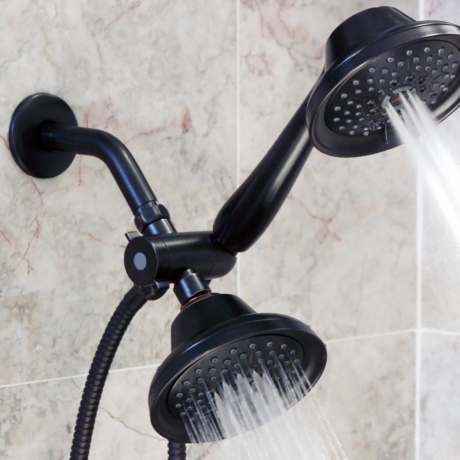 6 Inch Shower Arm - Oil-Rubbed Bronze Durable Stainless Steel
