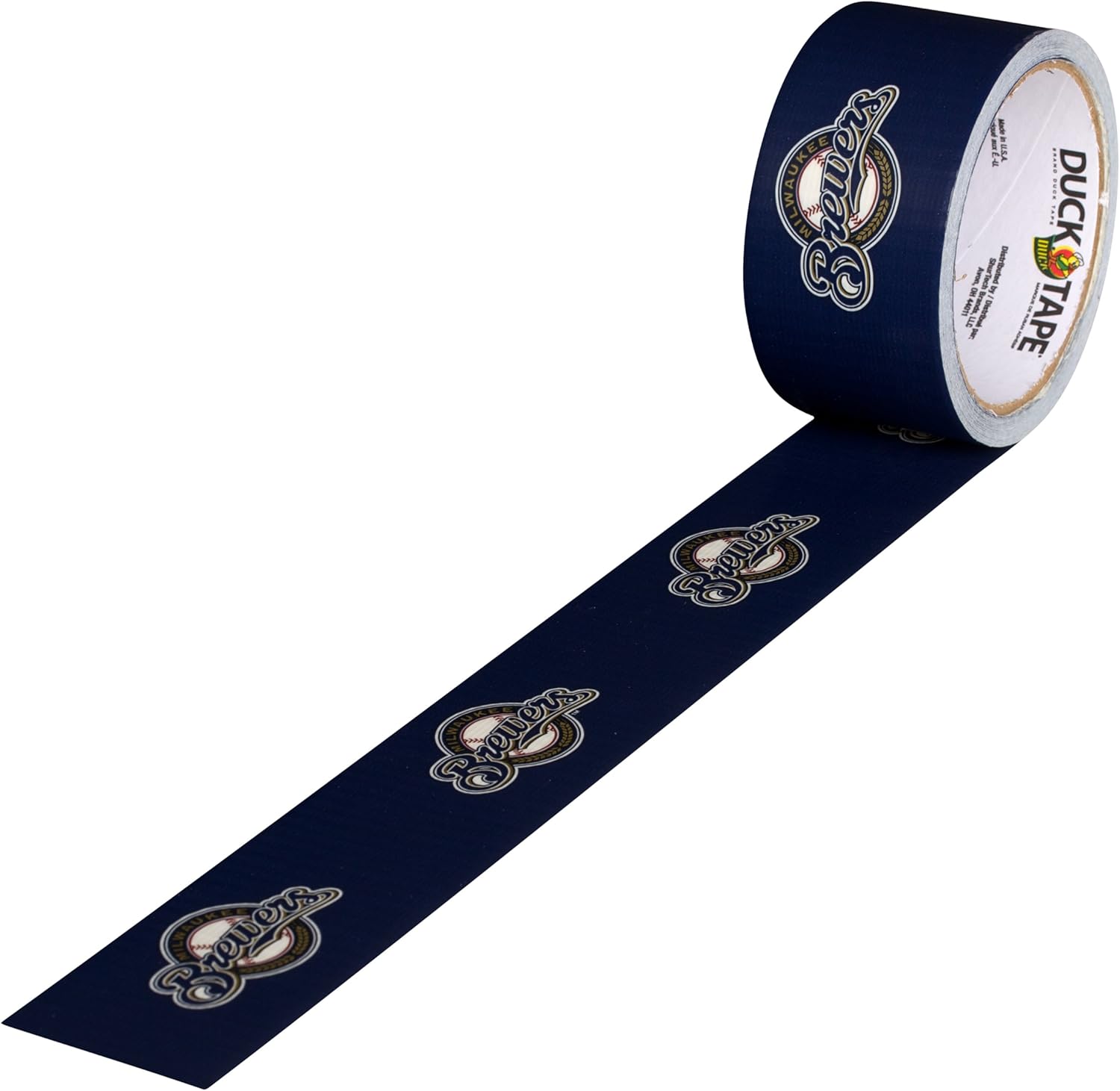 Duck FBA Milwaukee Brewers Duct Tape 188x10 Yard 1-Pack