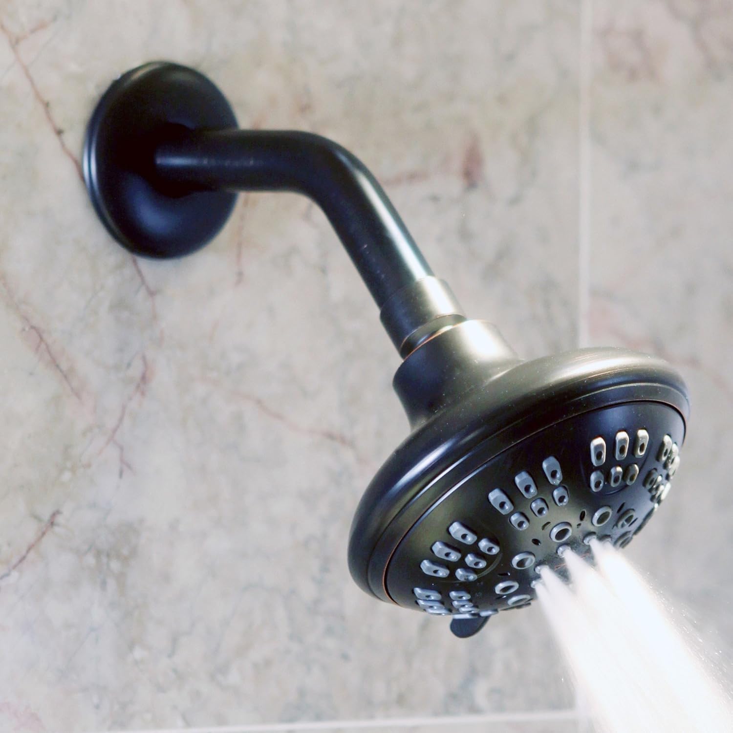 6 Inch Shower Arm - Oil-Rubbed Bronze Durable Stainless Steel